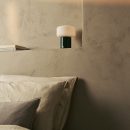 Renoir Black / Nero Marquina - wiederaufladbare Tischlampe Marmor - schnurlos, USB -wiederaufladbar und bis zu 120 Stunden Beleuchtung