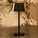 Ava Black wiederaufladbare Tischlampe | Schlanke kabellose Beleuchtungslösung