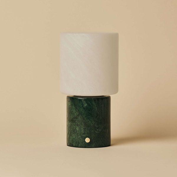 CuYP Green / Verde Alpi - Marmor wiederaufladbare Tischlampe - Schnurlos, USB -wiederaufladbar und bis zu 100 Stunden Laufzeit – Bild 4