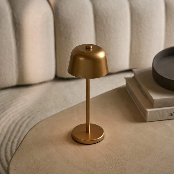 Anton Gold wiederaufladbare Tischlampe | Schlanke und kabellose Beleuchtung – Bild 4