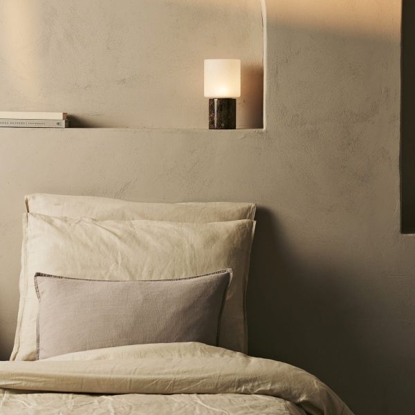 Cuyp Brown / Emperador Dark - Marmor wiederaufladbarer Tischlampe - Schnurlos, USB -wiederaufladbar und bis zu 100 Stunden Laufzeit – Bild 4