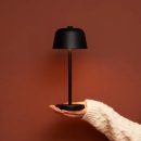 Anton Black wiederaufladbare Tischlampe | Stilvolle und kabellose Beleuchtung