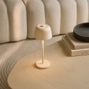 Anton Vanille wiederaufladbare Tischlampe | Stilvolle und schnurlose Beleuchtung