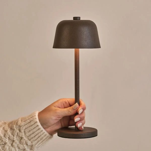 Anton Mokkabraune wiederaufladbare Tischlampe | Schlanke und kabellose Beleuchtung – Bild 8