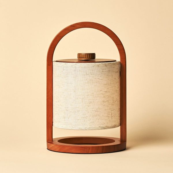 Flusskastanie Holz wiederaufladbare Lampe - dimmbares und schnurloses Licht – Bild 11