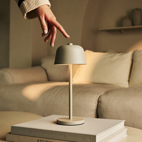 Anton Vanille wiederaufladbare Tischlampe | Stilvolle und schnurlose Beleuchtung – Bild 12