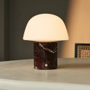 Maes Red / Rosso Levanto - Elegante Marmorlampe, bis zu 120 Stunden Beleuchtung, stilvoll und funktional
