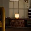 Avery hellbraun wiederaufladbarer Tischlampe-schnurlos, dimmbar und USB-C