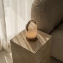 Avery hellbraun wiederaufladbarer Tischlampe-schnurlos, dimmbar und USB-C