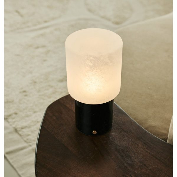 Cuyp Black / Nero Marquina - Marmor wiederaufladbare Tischlampe - Schnurlos, USB -wiederaufladbar und bis zu 120 Laufzeit – Bild 5