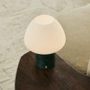 Ostade Green / Verde Alpi - Einzigartige Marmorlampe mit 3 hellen Farben und Dimmfunktion