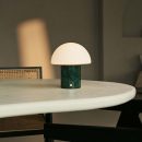 Maris Green / Verde Alpi - Klassische Marmorlampenlampe mit 3 hellen Farben und Dimmfunktion