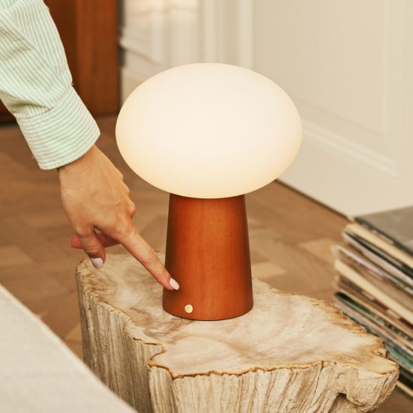Max kastanienhalte Holzschnur und wiederaufladbare Lampe-umweltfreundliches Design – Bild 5