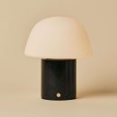Maes Black / Nero Marquina - Elegante Marmorlampe, bis zu 120 Stunden Beleuchtung, stilvoll und funktional
