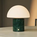 Maris Green / Verde Alpi - Klassische Marmorlampenlampe mit 3 hellen Farben und Dimmfunktion