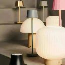 Bären Sie dunkelbraune stilvolle wiederaufladbare Lampe-schnurlos, dimmbar, umweltfreundliches Design