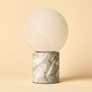 METSU White / Bianco Statuarietto - Klassische Marmorlampe mit 3 hellen Farben und Dimmfunktion