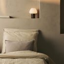 Ostade Braun / Kaiser Dunkel - Einzigartige Marmorlampe mit 3 hellen Farben und Dimmfunktion