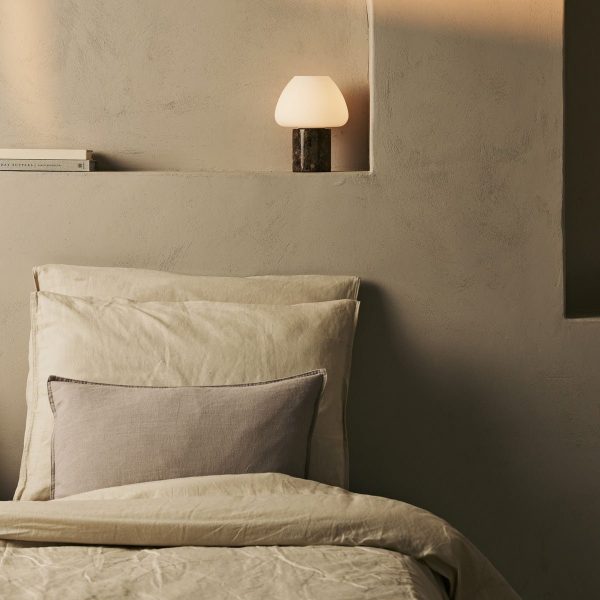 Ostade Braun / Kaiser Dunkel - Einzigartige Marmorlampe mit 3 hellen Farben und Dimmfunktion – Bild 2