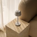 Anton Shadow Grey wiederaufladbare Tischlampe | Stilvolle und schnurlose Beleuchtung