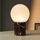 Metsu Red/ Rosso Levanto - Klassische Marmorlampe mit 3 hellen Farben und Dimmfunktion