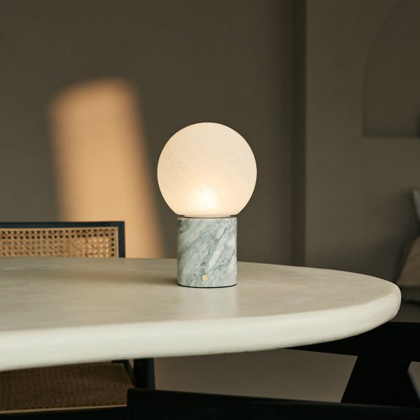 METSU White / Bianco Statuarietto - Klassische Marmorlampe mit 3 hellen Farben und Dimmfunktion – Bild 4