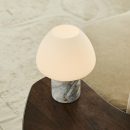 Ostade White / Bianco Statuarietto - Einzigartige Marmorlampe mit 3 hellen Farben und Dimmfunktion