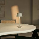 Anton Shadow Grey wiederaufladbare Tischlampe | Stilvolle und schnurlose Beleuchtung