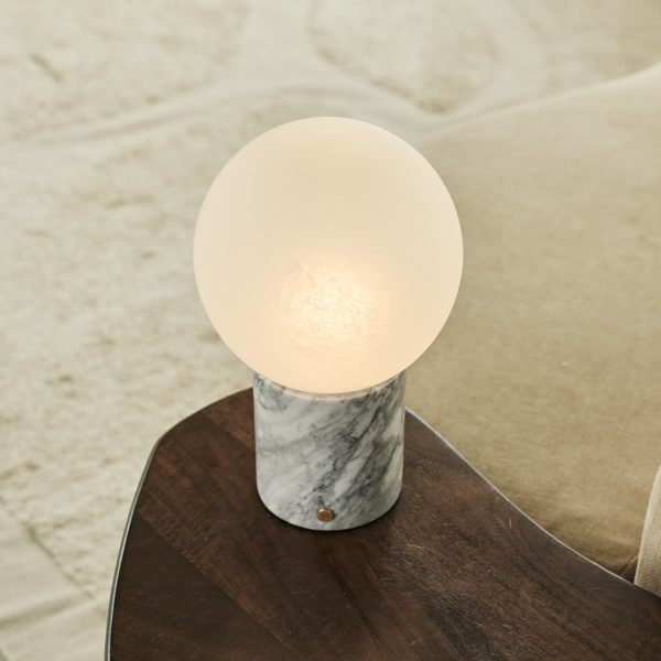 METSU White / Bianco Statuarietto - Klassische Marmorlampe mit 3 hellen Farben und Dimmfunktion – Bild 3