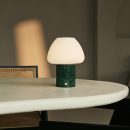 Ostade Green / Verde Alpi - Einzigartige Marmorlampe mit 3 hellen Farben und Dimmfunktion