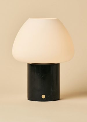Ostade Black / Nero Marquina - Einzigartige Marmorlampe mit 3 hellen Farben und Dimmfunktion