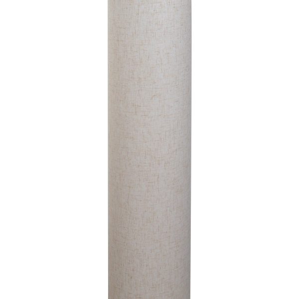 Stehleuchte "BEATE" natur aus Metall und einem Textilschirm in Natur, E27-Fassung, Stehlampe für Esszimmer, Wohnzimmer, Diele oder Büro, ca. 110 cm hoch – Bild 4