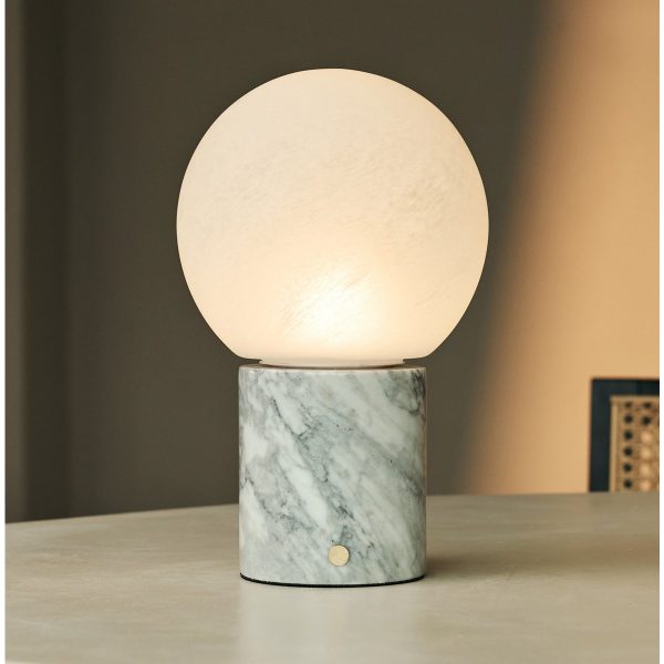 METSU White / Bianco Statuarietto - Klassische Marmorlampe mit 3 hellen Farben und Dimmfunktion – Bild 2