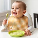 Lätzchen aus karierter Bio-Baumwolle