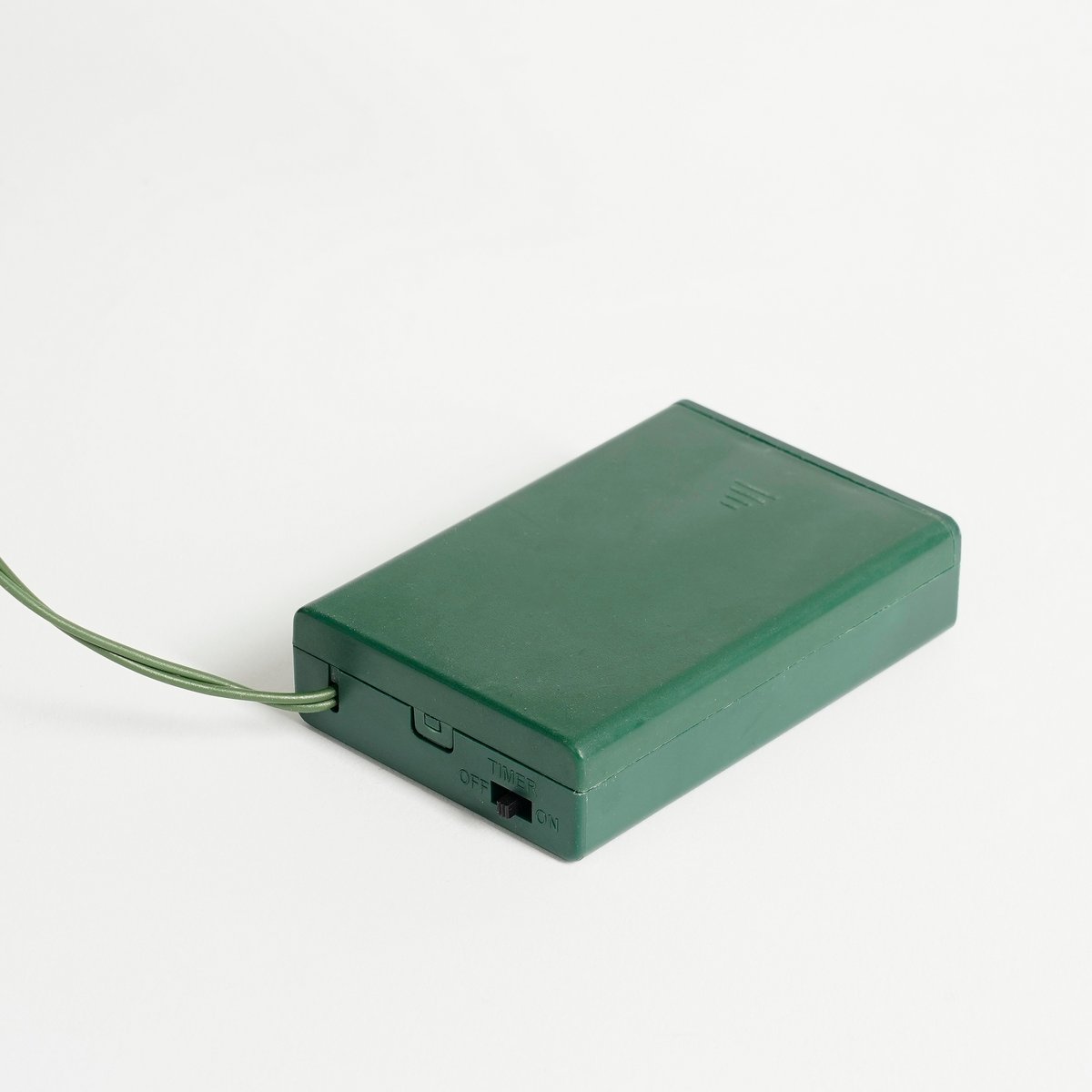 heySimeon | Schmaler künstlicher Weihnachtsbaum Gerlos aus Jute mit LED-Beleuchtung – Grün gefrostet H90 cm – Bild 5