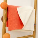heySimeon Rex Bio-Baumwolldecke 70x95 cm | GOTS-zertifiziert | Hautfreundlich | Hergestellt in Frankreich