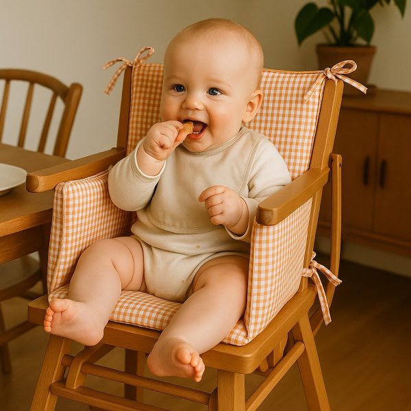 heySimeon Hochstuhlkissen – Bio-Baumwolle | Weiches Babykissen | GOTS & Oeko-Tex zertifiziert | Hergestellt in Frankreich – Bild 5