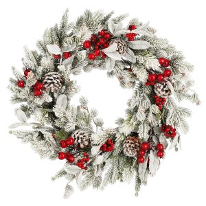 heySimeon | Glockenturm Weihnachtskranz – Grün Ø50 cm