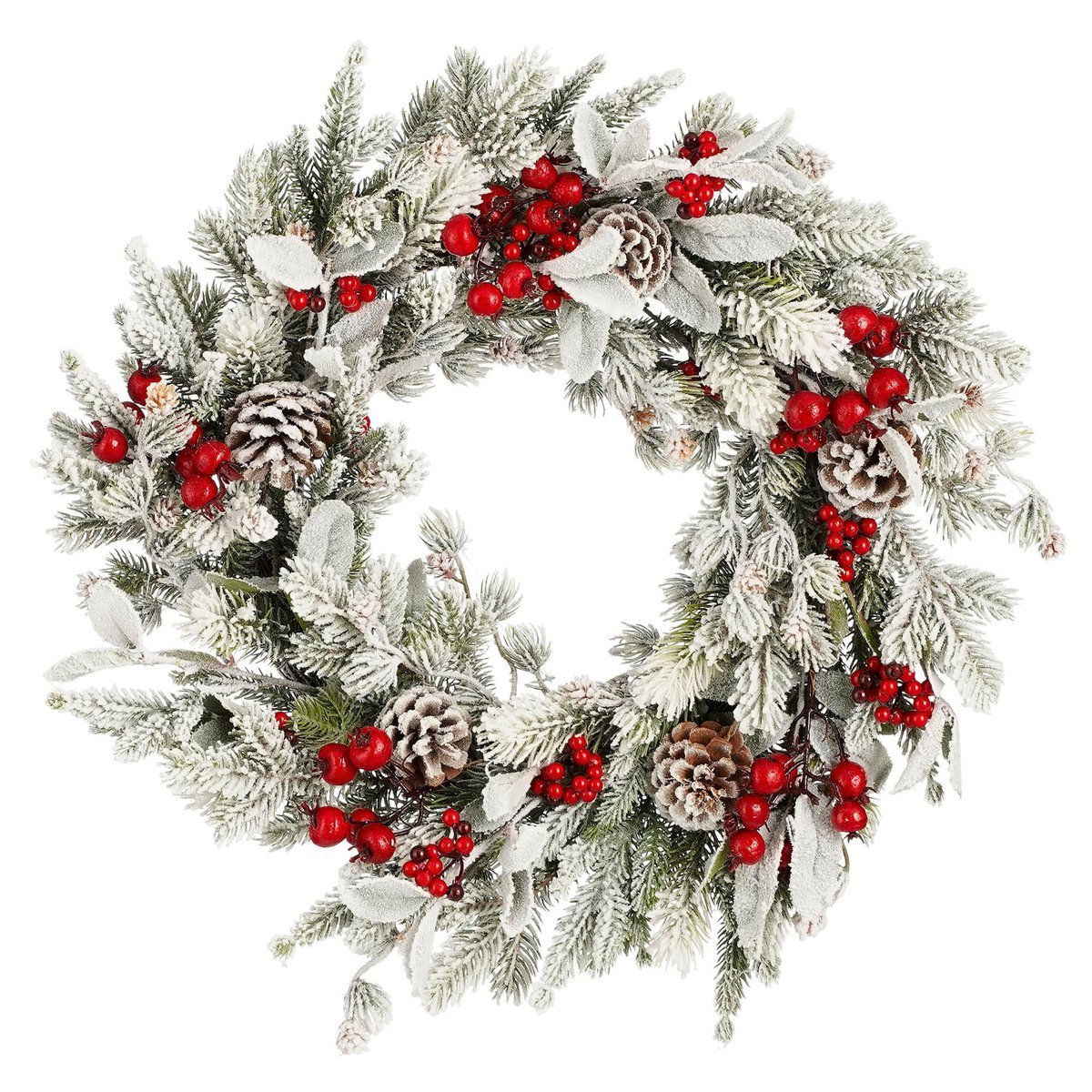 heySimeon | Glockenturm Weihnachtskranz – Grün Ø50 cm