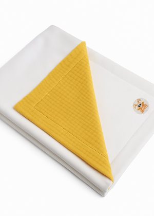 heySimeon Rex Bio-Baumwolldecke 70×95 cm | GOTS-zertifiziert | Hautfreundlich | Hergestellt in Frankreich