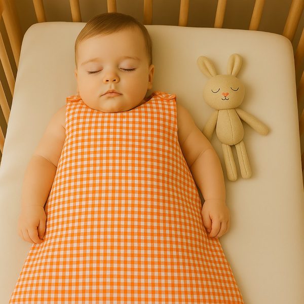 heySimeon Schlafsack aus Bio-Baumwolle | Atmungsaktiver Baby Sommerschlafsack | Leichter Bio Schlafsack | Made in France – Bild 4