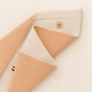 Rex Gingham und weiße Decke aus Bio-Baumwolle
