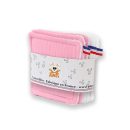Waschbarer Baumwollwaschable weiß und rosa Baumwolle