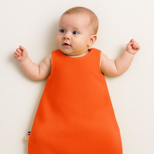 heySimeon Schlafsack aus Bio-Baumwolle | Atmungsaktiver Baby Sommerschlafsack | Leichter Bio Schlafsack | Made in France – Bild 2