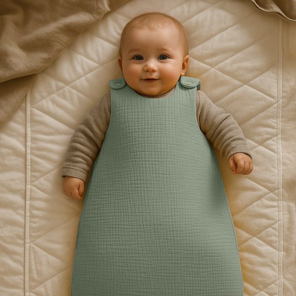 heySimeon Winterschlafsack aus Bio-Baumwolle | Warmer Baby Schlafsack | Weich & GOTS-zertifiziert | Made in France – Bild 5