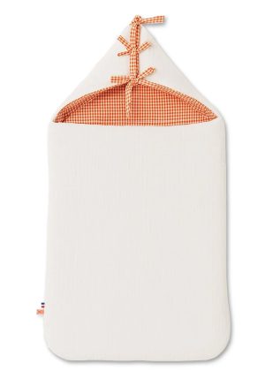 Weißes Babynest aus Bio-Baumwolle