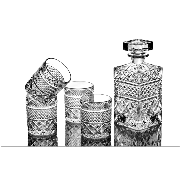 Whiskey Decanter With Glasses & Chilling Stones Gift Set – Bild 7