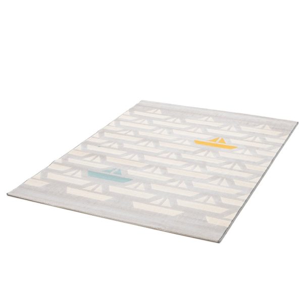 Weicher Kinder Teppich verspielte Musterboote – Bild 8