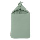 Grünes Babynest aus Bio-Baumwolle