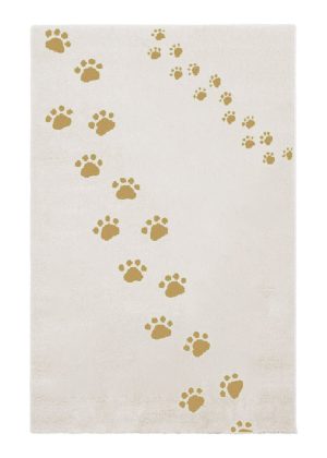 Weicher und bequemer Kinderteppich BEAR FOOTPRINTS